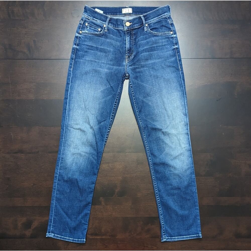 Mother The Dropout Jeans Smoke and Mirrors Wash